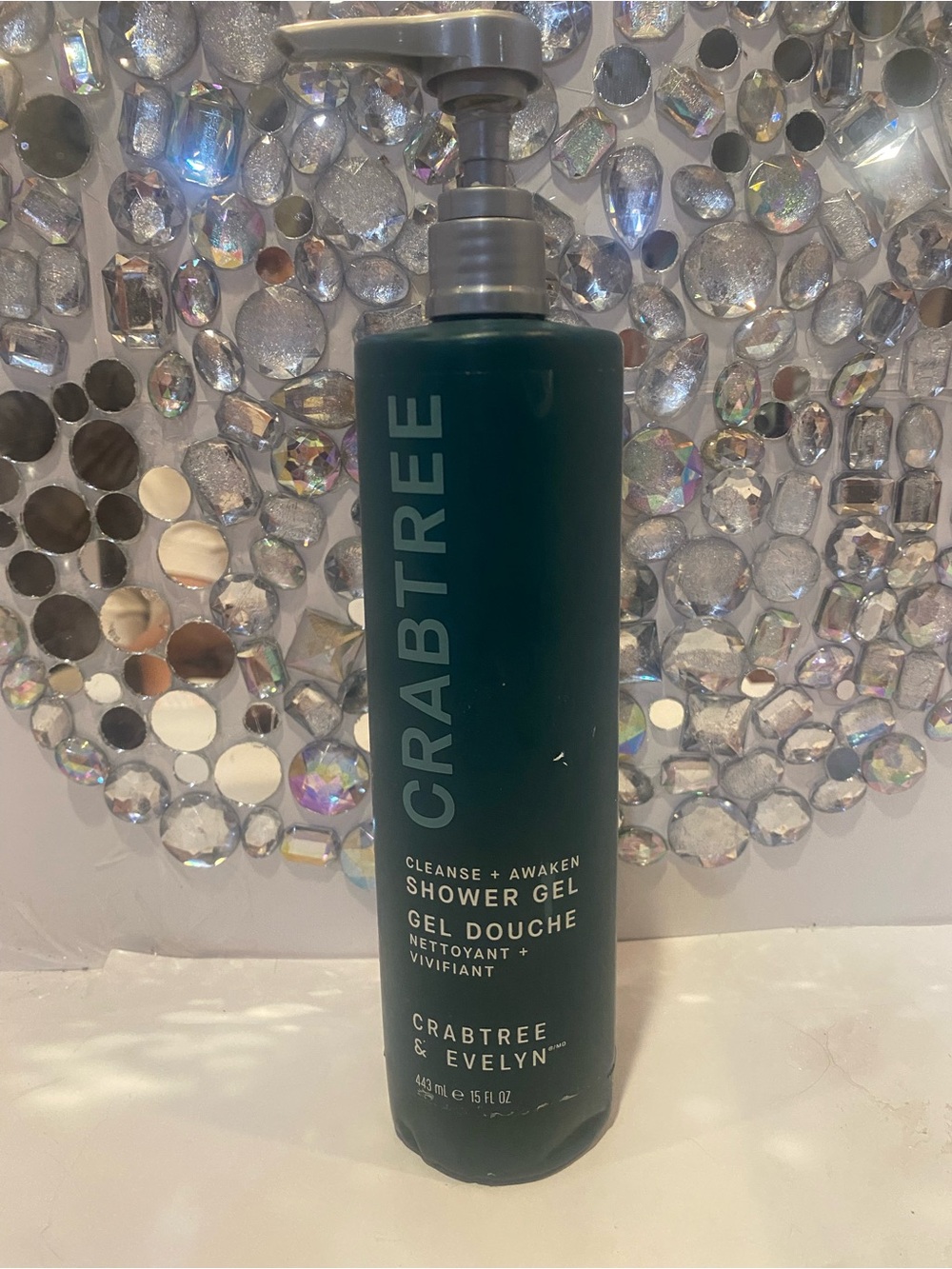 Crabtree & Evelyn Cleanse + Awaken Shower Gel 15 oz NEW Deluxe Wash